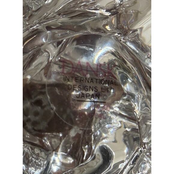 Dansk Full Lead Crystal Christmas Tree International Designs  Dansk Japan Christmas Tree crystal Art glass Lead Crystal 7.5” Holidays